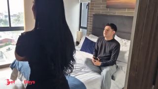 My stepbrothers girlfriend wants me to fuck her while hes not home - Tommy Santox