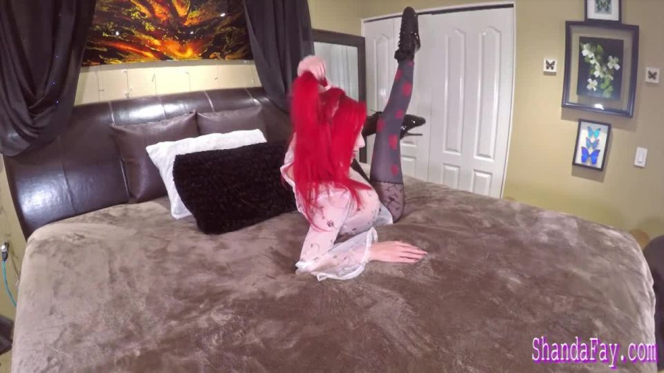 Mistress shandra fay in stockings and heels drains a happy cock(porn vids)