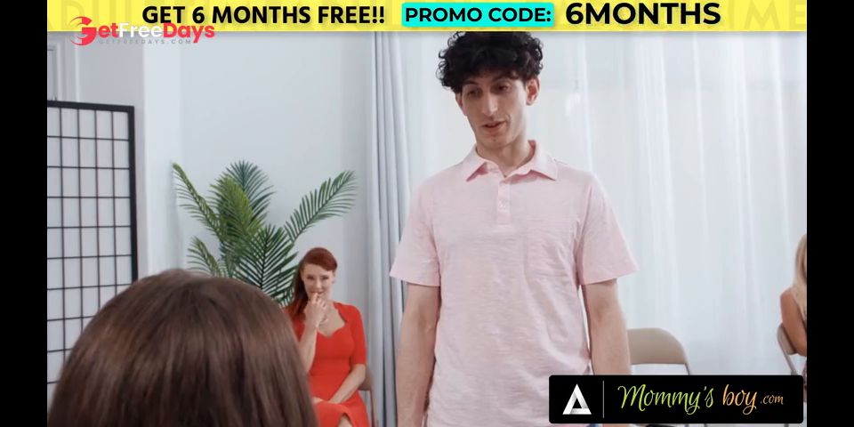 MOMMYS BOY - Wild Busty MILFs Pounce On Sperm Donor With REVERSE GANGBANG For One Lucky Creampie