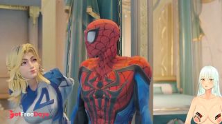 Beautiful Invisible Woman Fucked Hard By Spiderman