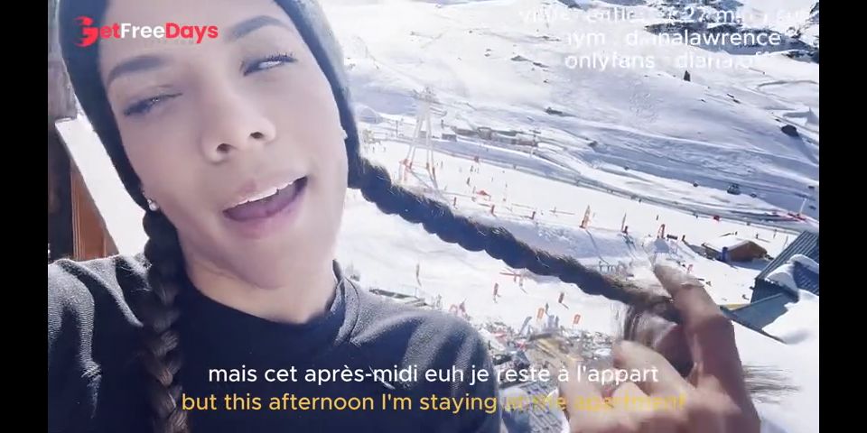Elle se fait baiser au ski dans le dos de son mari
