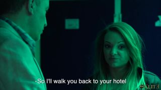 Tina kay - a surprise guest in the locker room