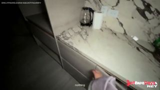 This Big Ass Thief was Caught Red-handed and got a Juicy Creampie in Her Tigh...