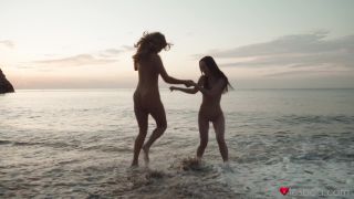 porn video 28 Lilu Moon & Honour May in Sea sand and outdoor sex at sunrise - lilu moon - lesbian girls youporn hardcore