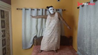 Sneha aunty doing wonderful naked dance show in her bedroom.