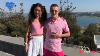 77 Bisexual Trio - Stranger Fucks Married Blogger Couple Cumming in Their Mouth