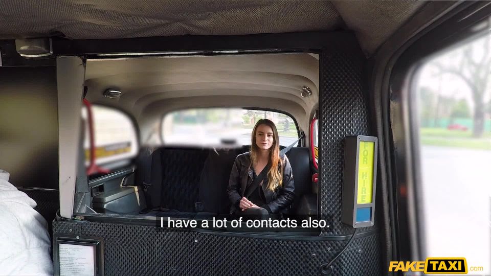 Slim models backseat pleasure ride