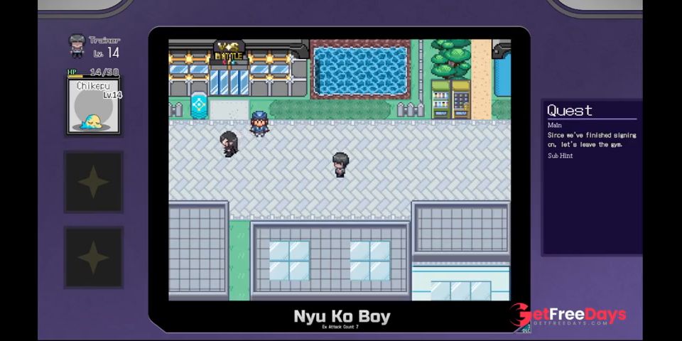 Yarimono - 2 - Pokemon Porn Parody Game - Fucking Star Trainer and Big Tits Witch Resarcher