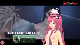 Tifa and Cloud from Final Fantasy hard and romantic sex Ariespossession animation - Jazziuu
