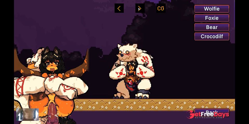 NERD FURRY GIRL FUCKED BY GIANT BEAR MONSTER - GAME STRUGGLES