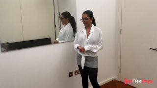 I let my boss CREAMPIE me for a PAYRISE and then he fucked me RAW