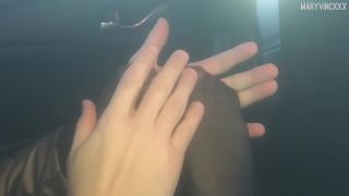 Modelhub.com - Maryvincxxx Aka Maria Romanova - Feet Nylon FOOTJOB and Blowjob and Cum on Feet in the Car Skinny!