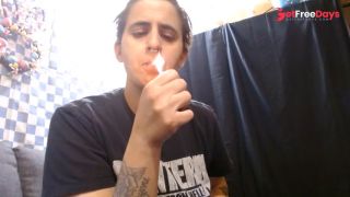 Hot Short Hair Lesbian Smoking