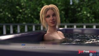 A sexy Slut Takes Dick In An Outdoor Jacuzzi