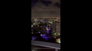 Blowjob Blonde ScarlettKissesXO Gets Fucked On The Balcony ScarlettKissesXO