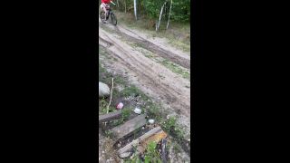 Outdoor Handjob for Money - Handjob