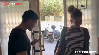 Beautiful Italian Eva Fay comes to Papi and ends up getting her pussy fucked and cum covered