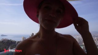Hot rimming on the terrace