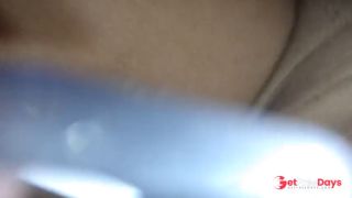 extreme close up of pussy eating with eye contact before a rough missionary