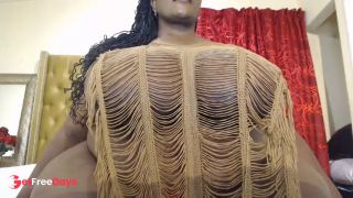 Ebony Bbw Bouncing Her Fat Tits