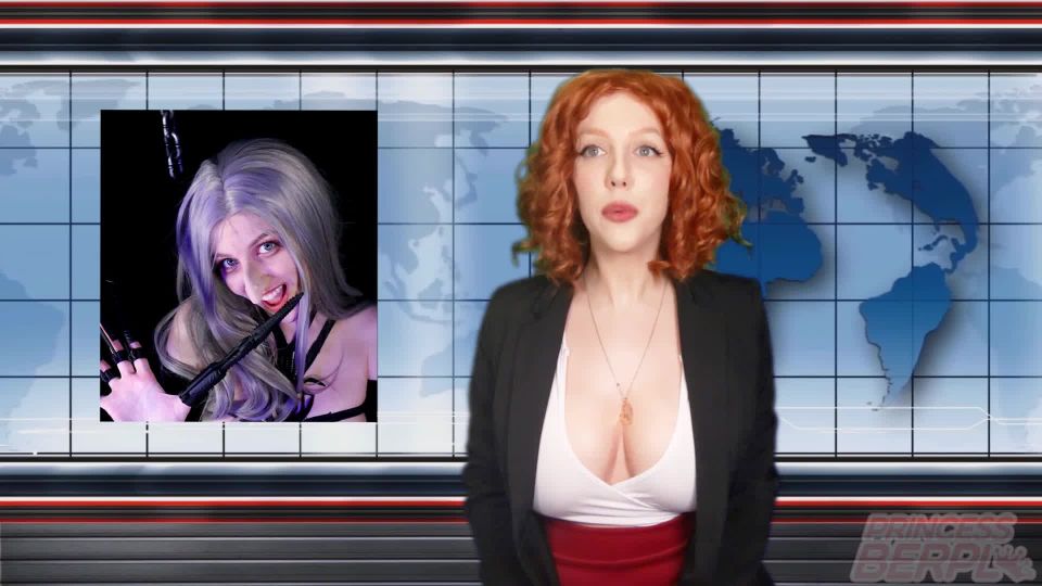 free online video 11 PrincessBerpl - News Anchor Anal Live On Air  on fetish porn femdom whipping