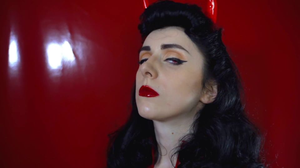 online clip 13 femdom cams Miss Ellie Mouse – Latex Red Devil, joi video on fetish porn