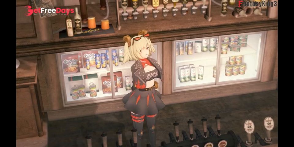 Burnice I kissed the bartender and she gave me a blowjob  ZZZ  Full and POV on patreon Fantasyking3