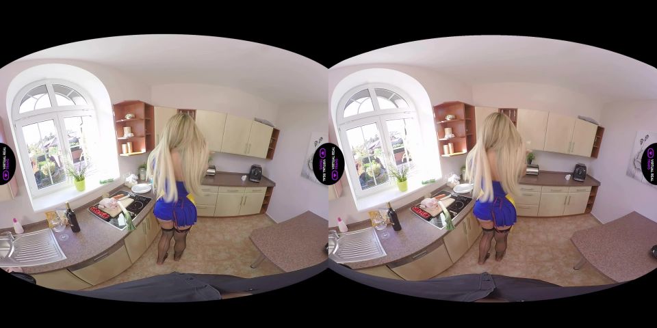 free porn clip 6 VirtualRealTrans - Eva Paradis Before Thanksgiving - VR180 - fetish - fetish porn sissy maid femdom