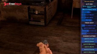 Aerith in True Facials Parody Porn Game Sex Collection
