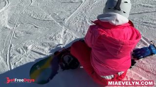 I fucked my snowboard student in her ass