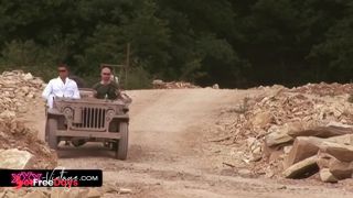 Intense DP in the military camp