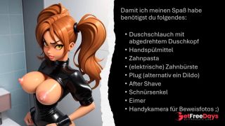 Deine Herrin lsst dich deinen Arsch sauber schrubben Analplay and Wichsanleitung