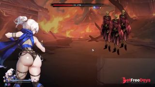 Up Against the Wall Fiend Girl Held Tight and Loving It - Half-Demon Shinobi Ep 15