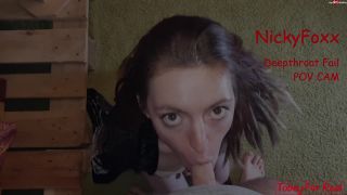 adult xxx video 27 Tobey_for_real - NickyFoxx (Lara) - Deephtroat FAIL - FaceFuck - POV , amateur girls bending over compilation on femdom porn 