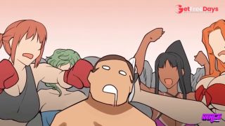 HENTAI PROS - Lucky Guy Gets Blessed By The Goddess Of The Beach With The Power To Fuck Any Woman