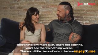 Inked Boy Plumbs His Dark Haired Girlassociates Bald G Spot Until Shes Decorated In Cum - Catherine Knight