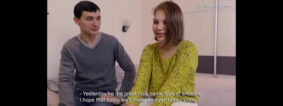 Defloration with galina kabachok in hardcore defloration