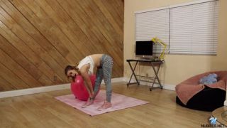 Yoga Ball Dildo!!!