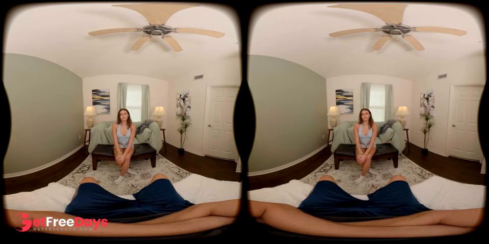 FORBVR - Horny Babe Wants Her Stepbrothers Cock In Her Mouth And Her Pussy
