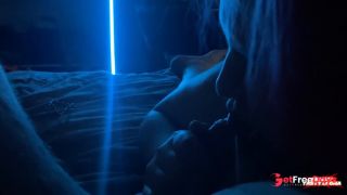 Tasty Loona- sucks intensely with Pleasure the thick cock of her fat Master