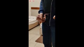 Shy Racoon masturbates in the hotel room