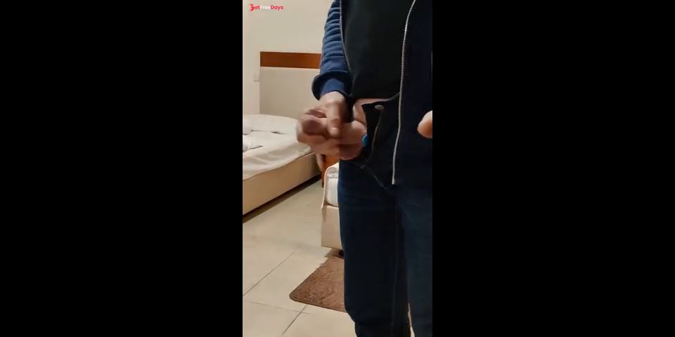 Shy Racoon masturbates in the hotel room