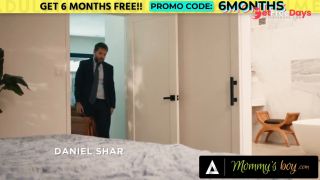 MOMMYS BOY - Horny MILF Lexi Luna Has Sneaky Sex With Hung Stepson Blindfolded Husband