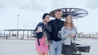 free online video 41 hardcore anal gangbang porn Hazel Grace & Queenlin - Lad Enjoys Two Bisexual Cuties, threesome on hardcore porn