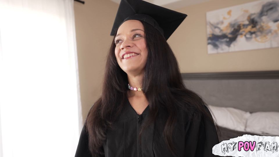 Kiki Cali - Girl next door gets grad gift from step-dad -...