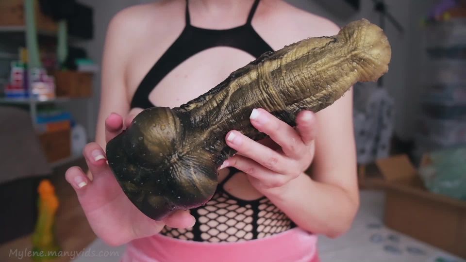 Mylene - New monster dildos testing Hankeys Toys 1920P - Gape