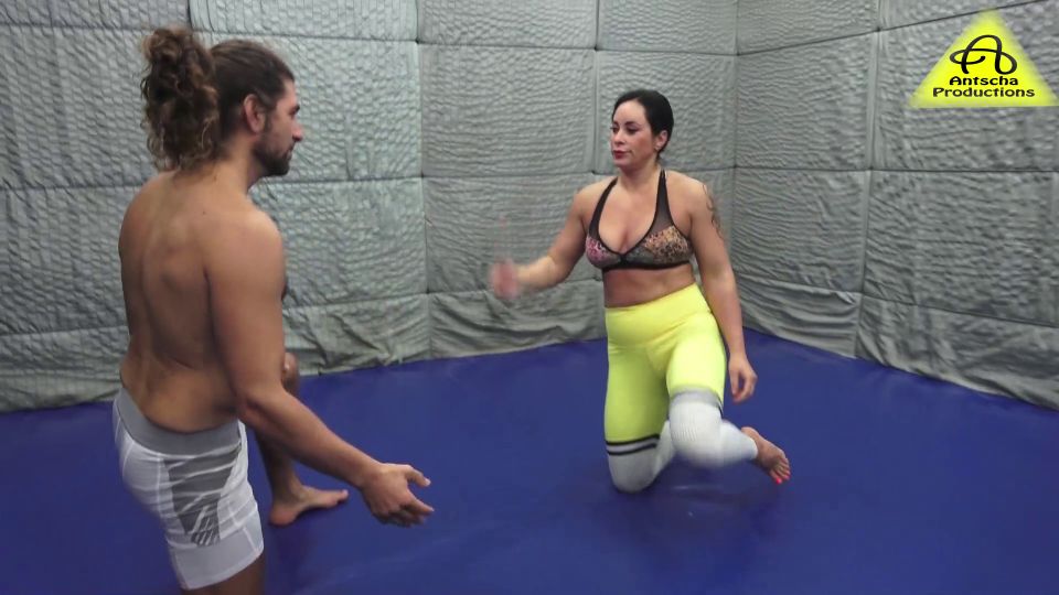 online porn video 34 Antschas wrestling and fetish store - Marina Redstar Vs Bert Yellow Leggings Mixed Competitive - FullHD 1080p | femdom | fetish porn cruel mistress femdom