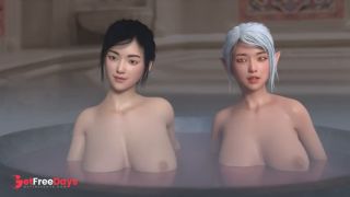 FGGB 57 japanese asian and elf lesbian strap on