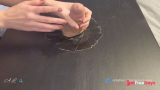 Close-Up Teasing Cock Massage With Vibrator - Massive Cum