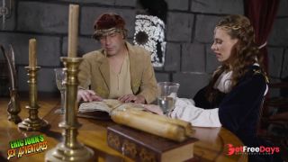 Medieval Times Apprentice Anya Olsen has Scholar Eric John Teach Her Sex